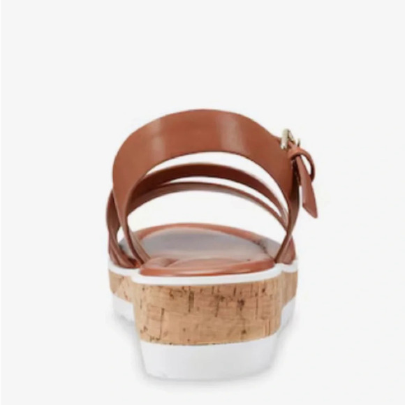 NWOB Marc Fisher Go Get Buckle Strap Sandal in Tan 6.5 - Picture 3 of 10